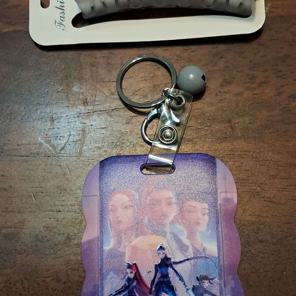 Gray Anime Keychain